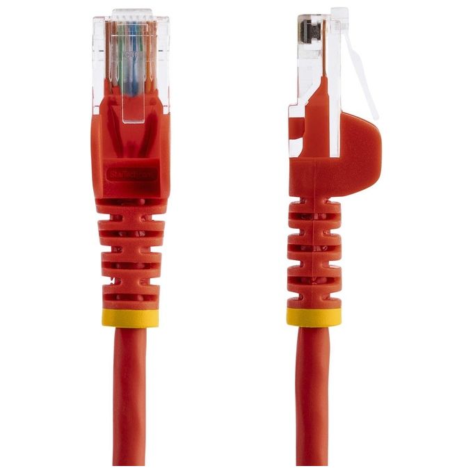 Startech Cavo di Rete da 10mt Rosso Cat 5e Ethernet RJ45 Antigroviglio