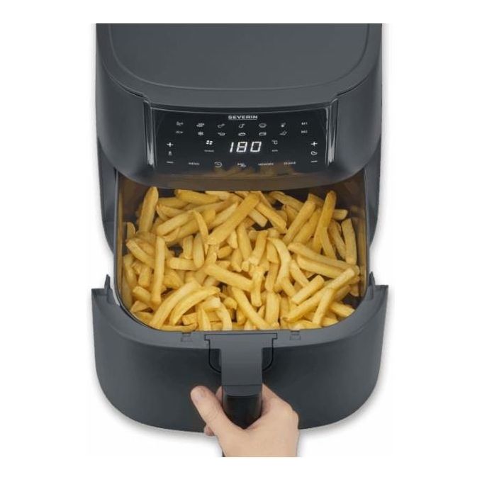 Severin 2462 Friggitrice ad aria 7 L 1700 W 11 programmi Display touch colore Nero