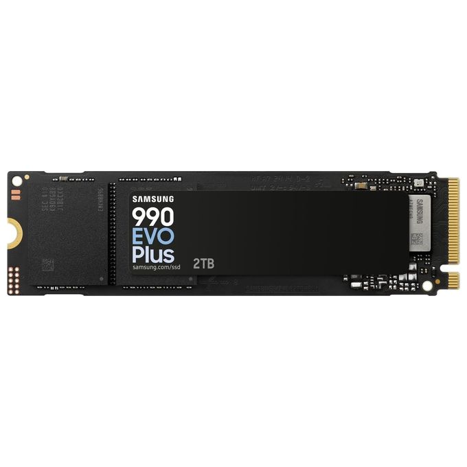 Samsung MZ-V9S2T0BW 990 EVO Plus SSD Interno M.2 2TB PCIe 4.0 NVMe 2.0 V-NAND TLC 7250 MB-s