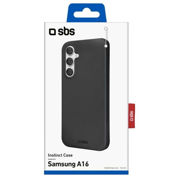 Sbs Cover Instinct per Samsung Galaxy A16 Nero