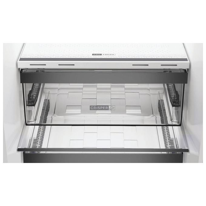 Whirlpool WHK26404XP5E Frigorifero Combinato 355 L 203,5 cm Classe D 35 dB No Frost Multi-Airflow colore Acciaio Inox