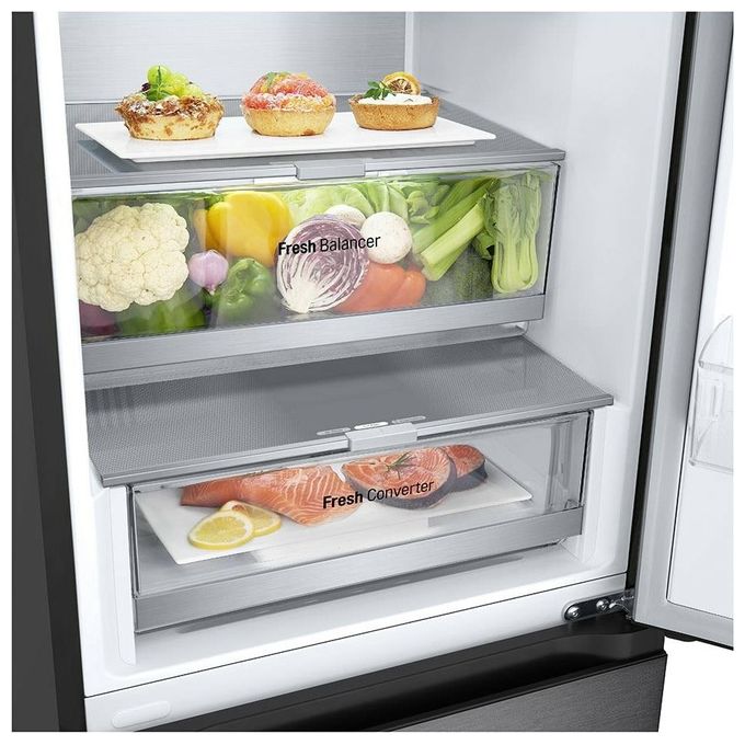 LG GBV7280BEV Frigorifero Combinato 387 L 203 cm Classe B 33 dB Total No Frost DoorCooling+ LINEARCooling colore Nero