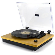 New Majestic TT 53 Giradischi Vintage 33 45 78 Giri Bluetooth 5.4 USB REC Altoparlanti Incorporati Uscita RCA colore Nero Giallo