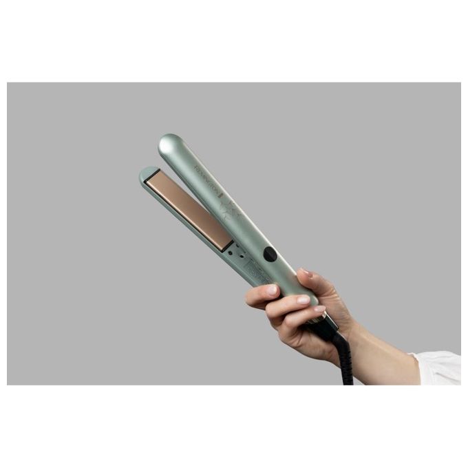 Remington S5860 Botanicals Piastra per Capelli Ceramica 10 temperature 150°C 230°C funzione ionica cavo 3 m colore Verde