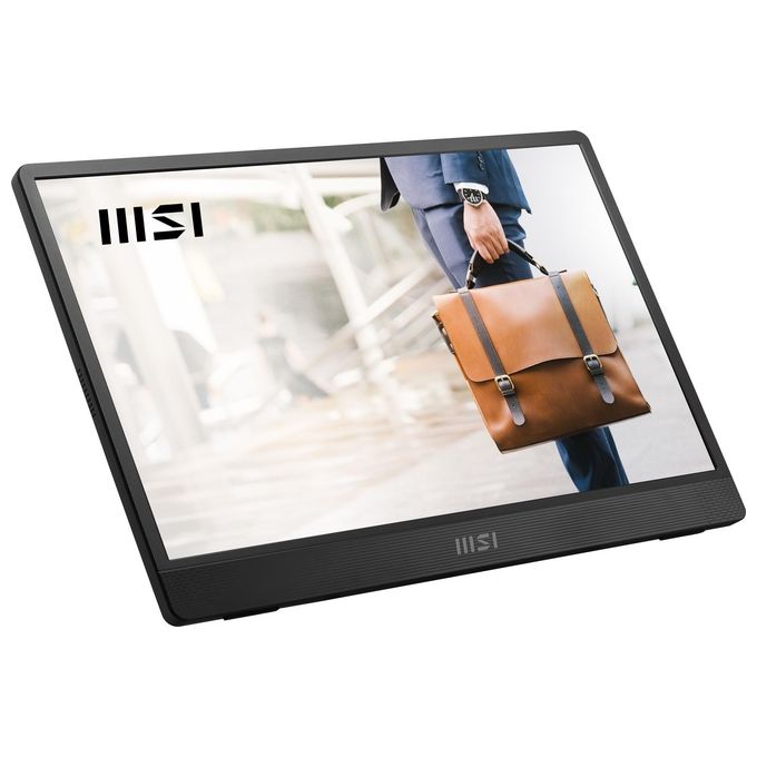 MSI 9S6-3PB70H-020 PRO MP161 E2 Monitor Portatile 15.6'' IPS FHD 1920x1080 60Hz 4ms Speaker Integrati Mini HDMI USB-C colore Nero
