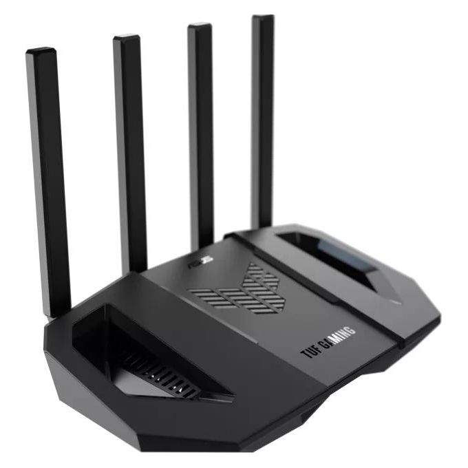 ASUS 90IG0900-MO9C00 TUF Gaming BE3600 Router Dual Band WiFi 7 3600 Mbps CPU Quad Core Broadcom Ethernet 2.5 Gbps colore Nero