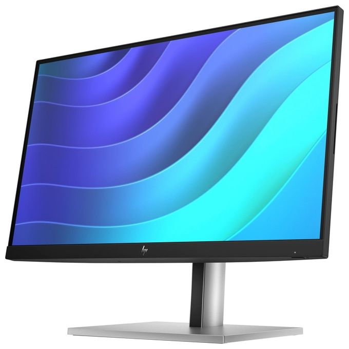 HP E22 G5 Monitor PC 21.5'' Full HD 1920x1080 IPS LED 5ms Regolabile in altezza VESA 100x100 colore Nero Argento