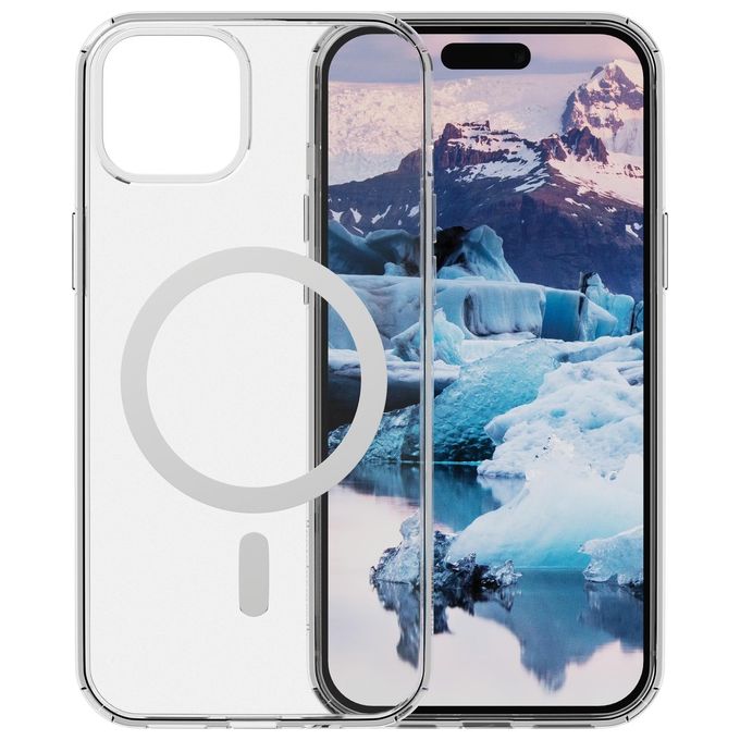 Dbramante1928 IM67CL001845 Iceland Pro MagSafe Cover per iPhone 15 Plus Antipolvere Resistente ai Graffi con Magnete Integrato colore Bianco