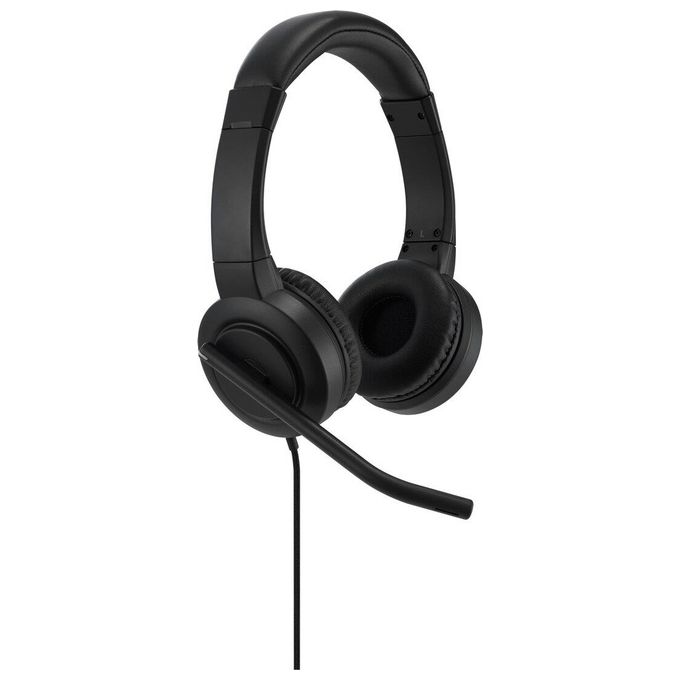 Kensington K83450WW Cuffie on-ear USB-C H1000 con microfono con cancellazione del rumore comandi integrati e Busy Light colore Nero