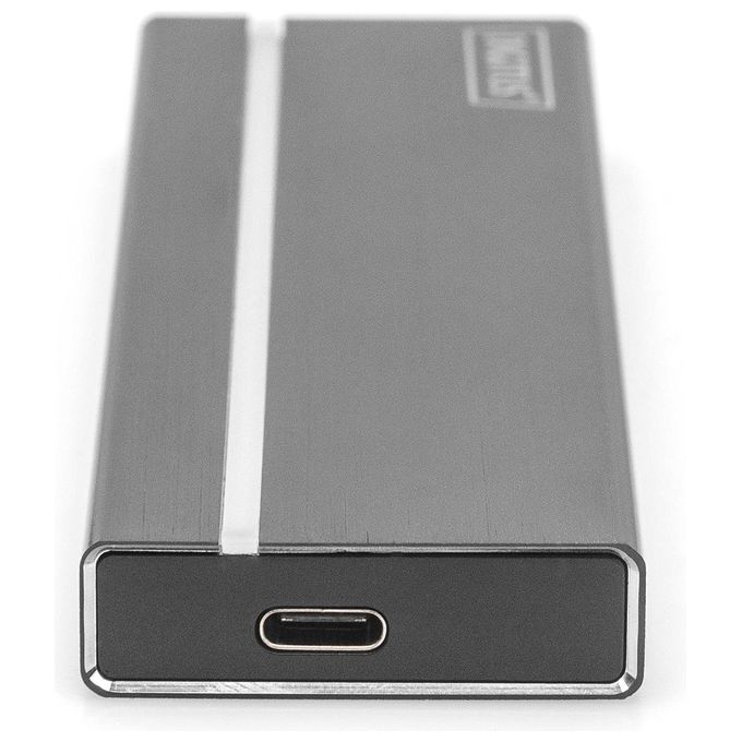 Digitus DA-71120 Box Esterno SSD M.2 NVMe PCIe USB 3.1 Type-C 10 Gbps fino a 8 TB colore Nero