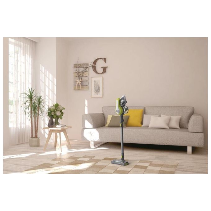 Hoover HF110H HF1 Aspirapolvere Senza Filo Ciclonico Senza Sacchetto 0.9 L 170W autonomia 30 min colore Grigio Lime