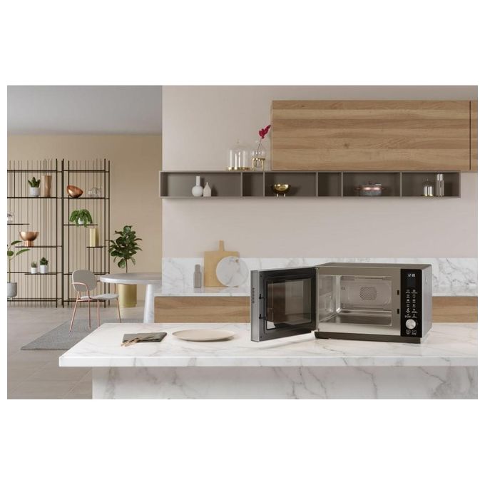 Whirlpool MWF259SB ExtraSpace Forno a microonde Combinato 25 L 800 W Vapore Grill Crisp 6° SENSO colore Nero Argento
