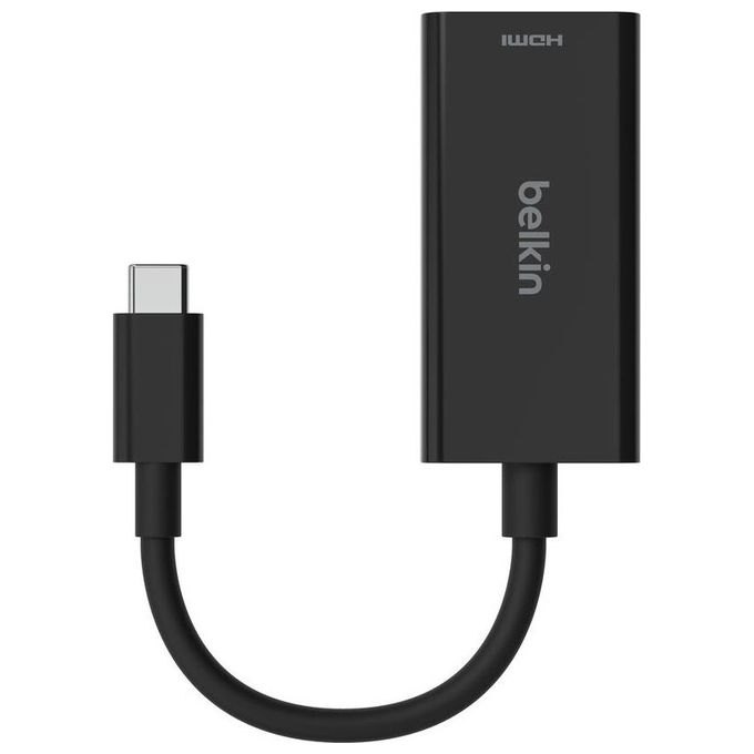 Belkin AVC013BTBK Adattatore USB-C a HDMI 2.1 8K@60Hz 4K@144Hz HDR10+ HBR3 DSC HDCP 2.2 colore Nero