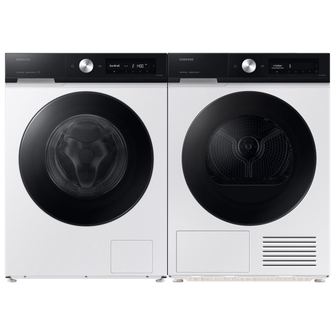 Samsung WW90DB7U94GEU3 BESPOKE AI Lavatrice Carica Frontale 9 Kg 1400 rpm Classe A Wi-Fi Ecodosatore Vapore (85x60x60 cm) colore Bianco