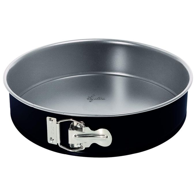 Lagostina 010151000000 Gustosa Tortiera Apribile con Cerniera Antiaderente Acciaio al Carbonio 20cm colore Nero