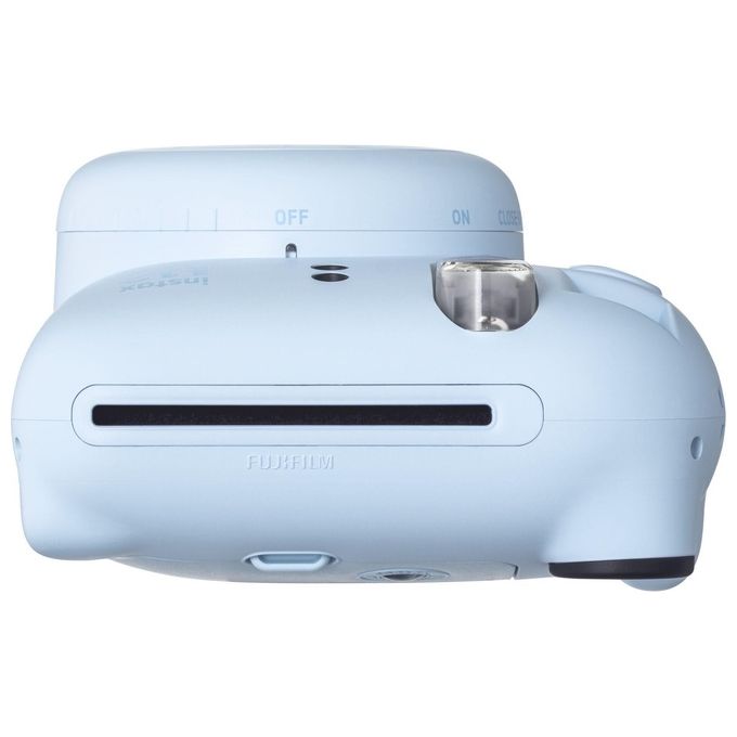 Fujifilm 16806092 Instax Mini 12 Fotocamera Istantanea Esposizione Automatica Flash Integrato Specchio Selfie Modalita' Close Up colore Blu Pastello