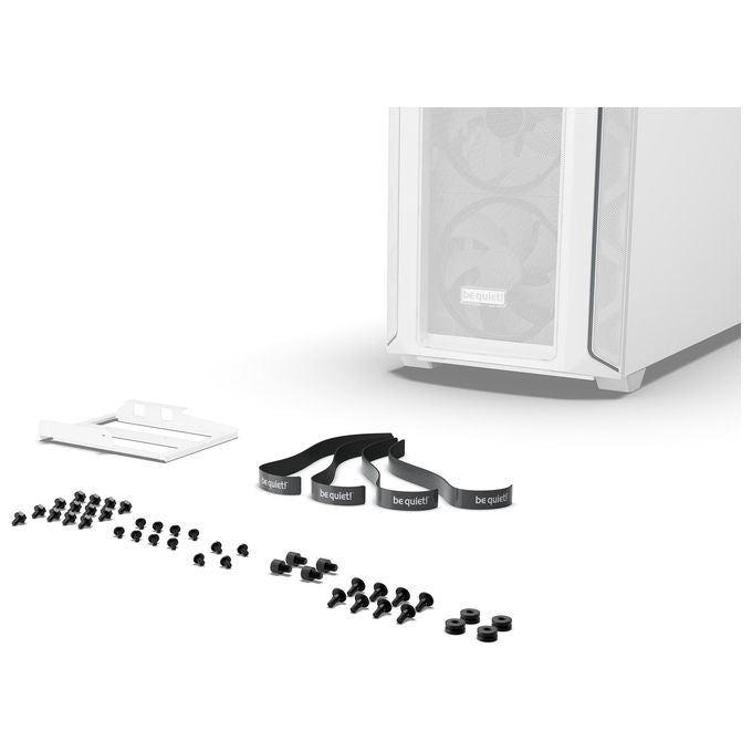 Be quiet! BGW64 Shadow Base 800 FX White Case PC Midi Tower con Illuminazione ARGB e Pannello Laterale in Vetro Temperato colore Bianco