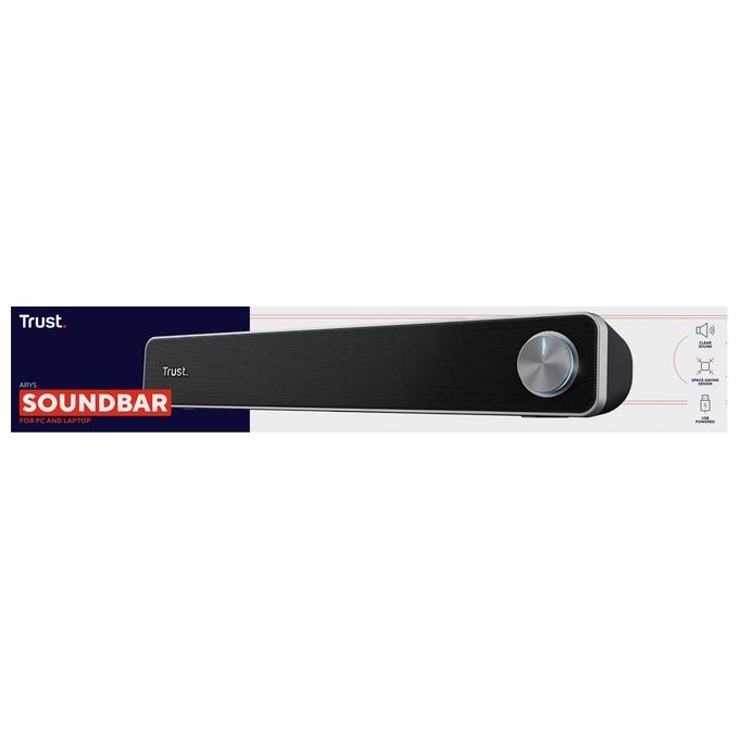 Trust Speaker Soundbar Usb Arys 6W Nero