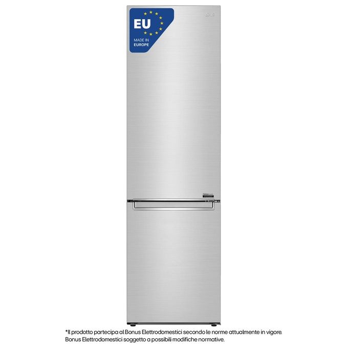 LG GBB92STBAP Frigorifero Combinato 384 L 203 cm Classe A 36 dB No Frost Inverter colore Acciaio Inossidabile