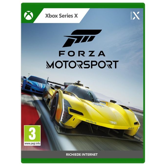 Microsoft VBH-00011 Forza Motorsport Videogioco per Xbox Series X Genere Corse Simulazione Guida Assistita Ray Tracing in Tempo Reale Modalita' Multigiocatore PEGI 3 colore Nero