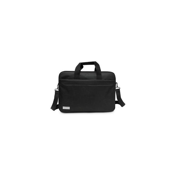 Atlantis P004-K265-A0-17 Borsa per Notebook Valigetta 17'' Nylon Tracolla Sistema Trolley colore Nero