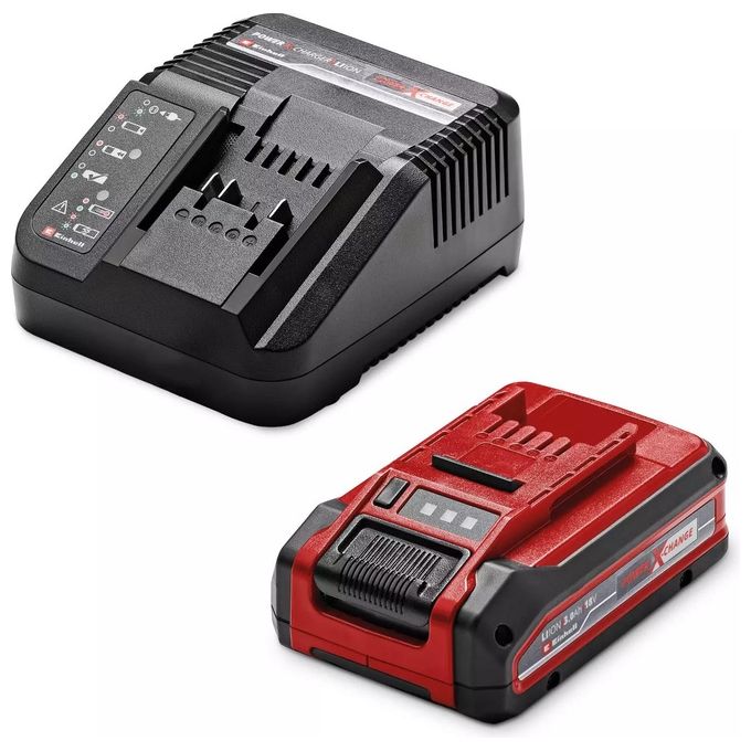 Einhell 4514274 TP-HD 18-28 Li BL+4 Martello Tassellatore a Batteria 18V 3 Ah Brushless con Batteria e Caricabatterie colore Nero Rosso