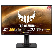 ASUS TUF Gaming VG279QM Monitor Gaming 27'', FullHD (1920x1080), 280Hz, IPS, Tempo di Risposta 1ms, G-SYNC, Adaptive Sync, Flicker Free, HDR 400, Riduzione Luce Blu, GamePlus, Regolabile, Nero