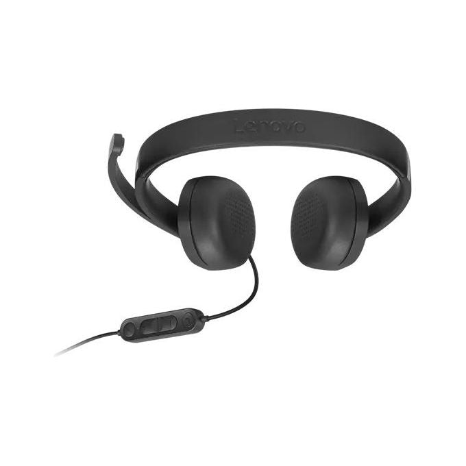 Lenovo 4XD1P83425  Cuffia e Auricolare Cablato a Padiglione Musica e Chiamate Usb Tipo a Nero