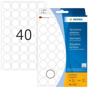 Herma Etichetta Adesiva Trasparente 19mm Rotonda 640 Pezzi
