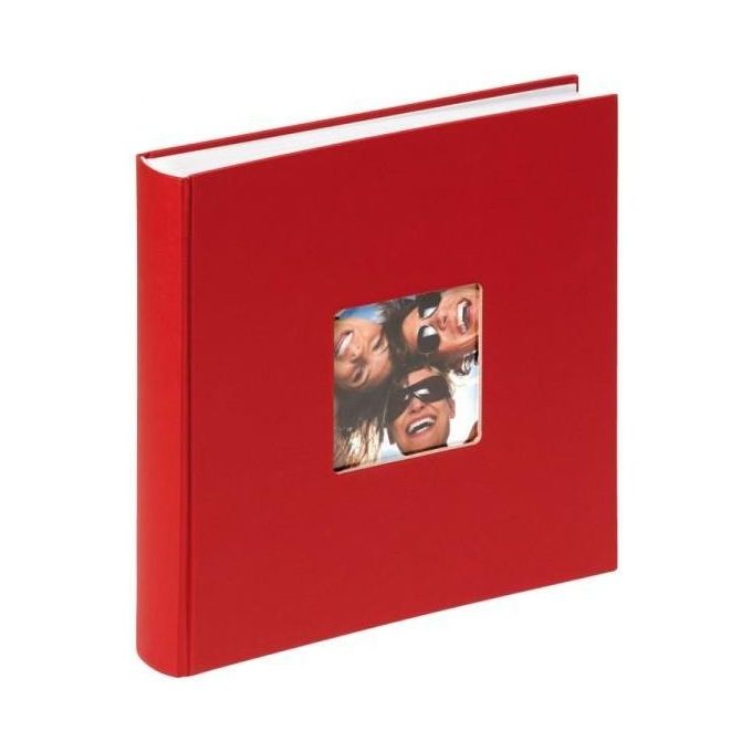 Walther Album Fotografico Fun Rosso 30x30cm 100 Pagine