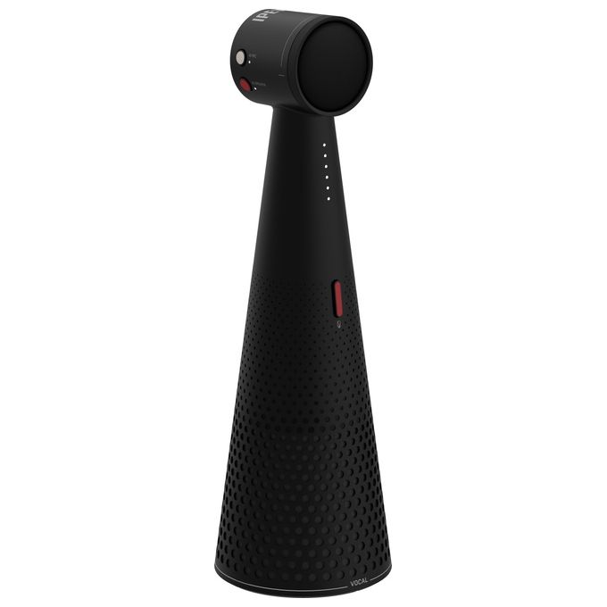 IPEVO 5-907-2-08-00 VOCAL Vivavoce Bluetooth AI con Riduzione Rumore Bidirezionale e Beamforming 40 Ore Autonomia colore Nero