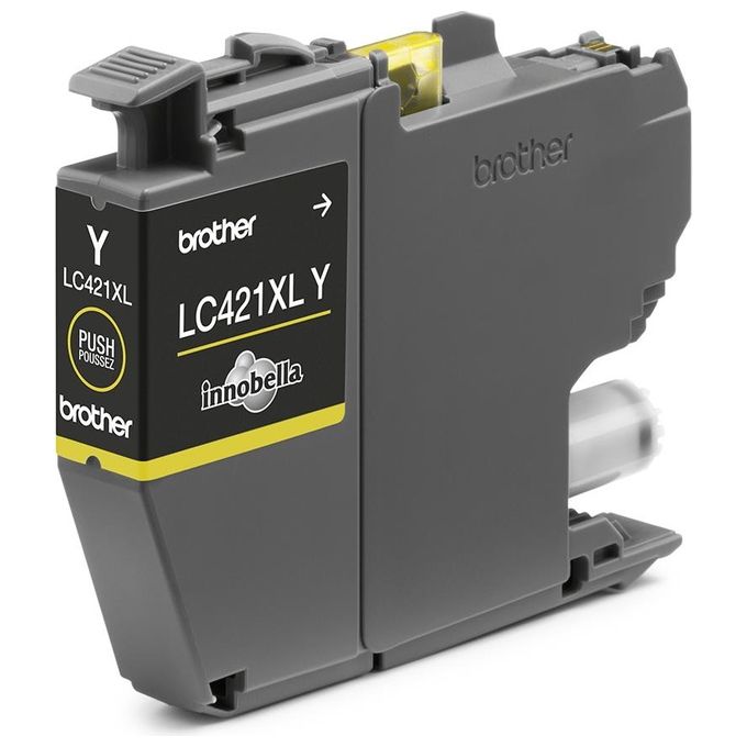 Brother LC-421XLY Cartuccia d'Inchiostro Originale Resa Elevata XL Giallo