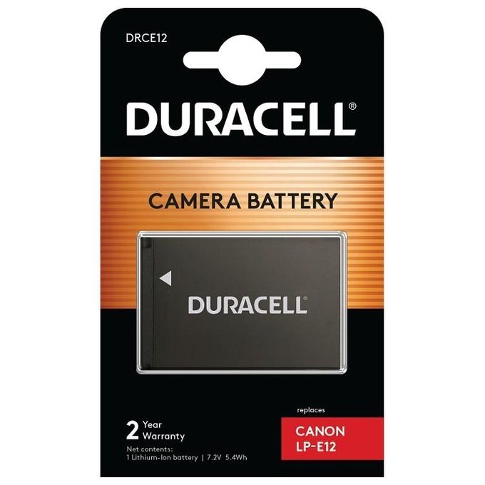 Duracell Batteria Drce12 Compatibile Canon Lp-e12