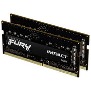 Kingston KF432S20IBK2-32 FURY Impact Memoria RAM 32GB DDR4 3200MHz CL20 SODIMM Kit 2x16GB 1.2V