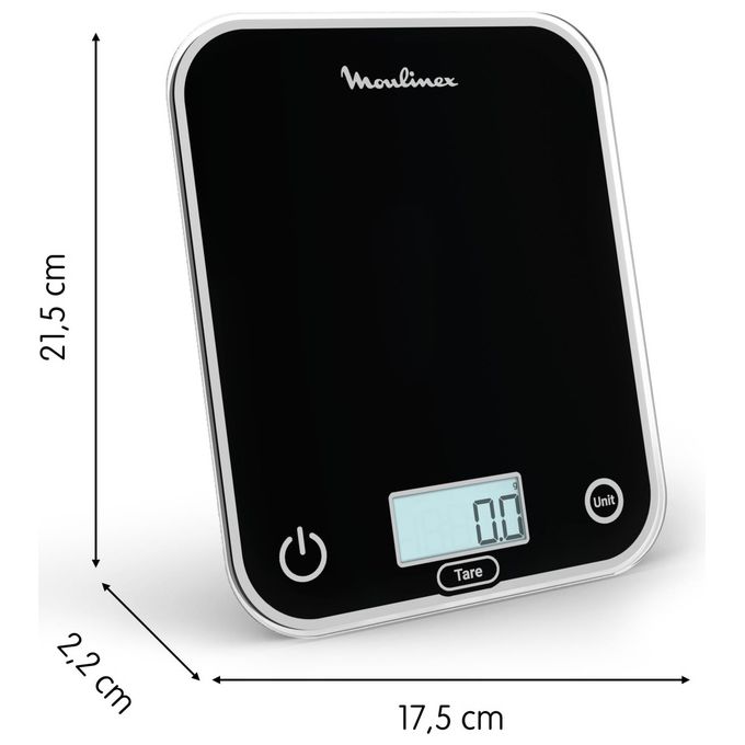 Moulinex BN50U5 Bilancia da Cucina Nera