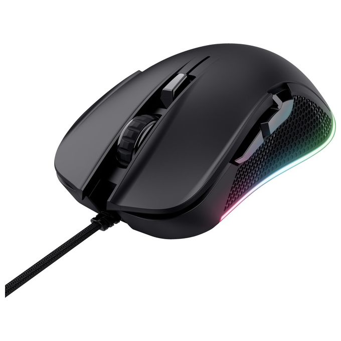 Trust GXT 922 YBAR Mouse Mano Destra USB tipo A Ottico 7200 DPI