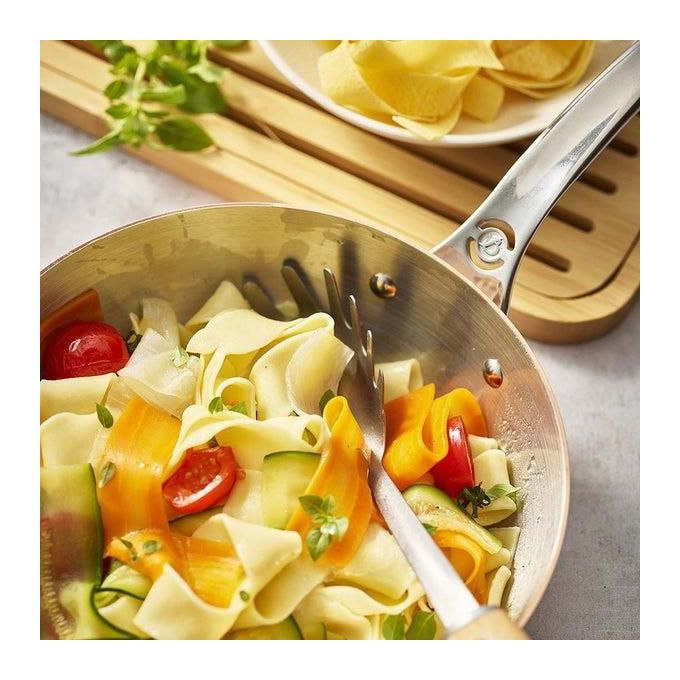 De Buyer Prima Matera Pentolino Rame-Inox 24cm Conico per Induzione