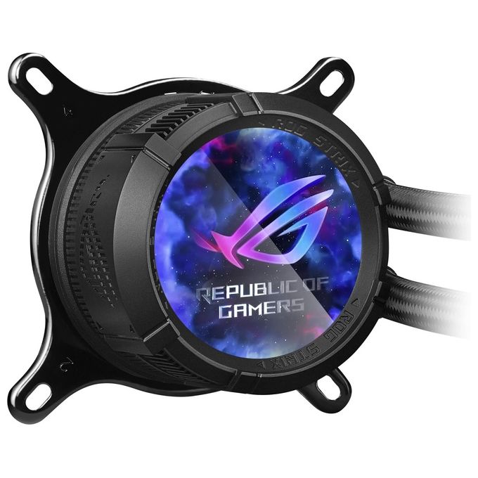 ASUS 90RC00W1-M0UAY0 ROG Strix LC III Dissipatore a Liquido CPU 360mm Asetek Gen7 V2 Display LCD 2.1'' ARGB RGB Addressable Nero