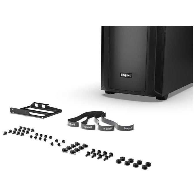 Be quiet! BGW60 Shadow Base 800 Case PC Midi Tower con 3 Ventole 140mm PWM USB 3.2 Gen 2 Type C Radiatori fino a 420mm Pannello Laterale in Vetro Temperato colore Nero