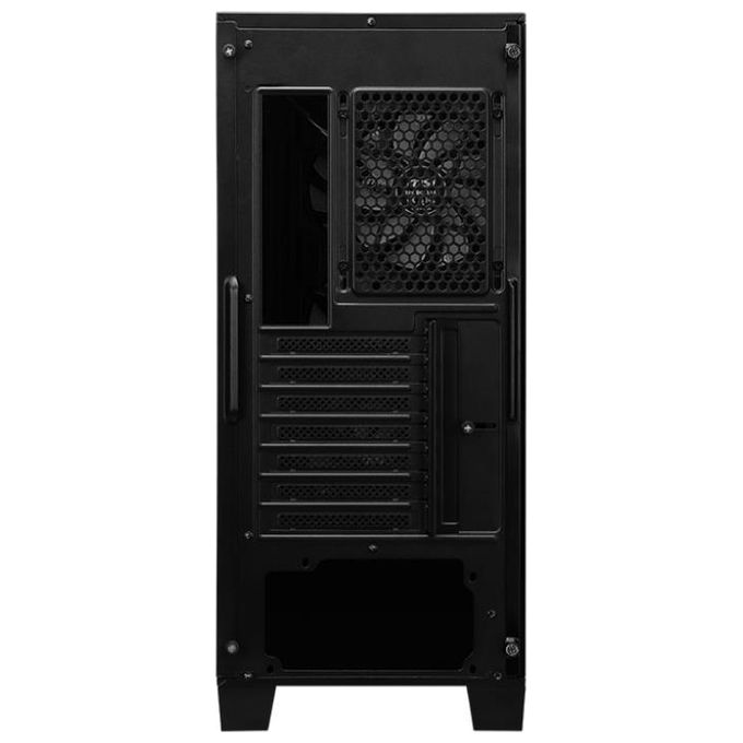 MSI MAG FORGE 120A AIRFLOW Case PC Midi Tower Gaming ATX 6 Ventole RGB Vetro Temperato colore Nero Trasparente
