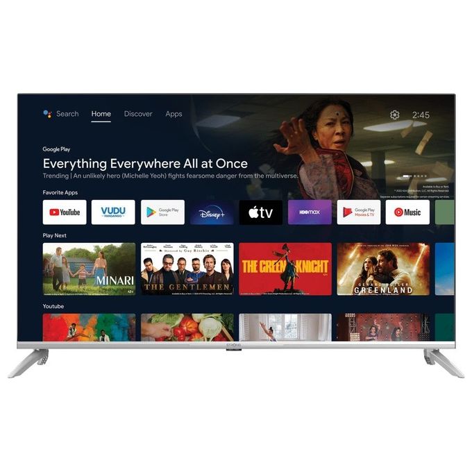 Strong SRT43UD6593 Smart TV LED 43'' 4K Ultra HD Android TV HDR10 Wi-Fi Bluetooth Google Assistant colore Nero