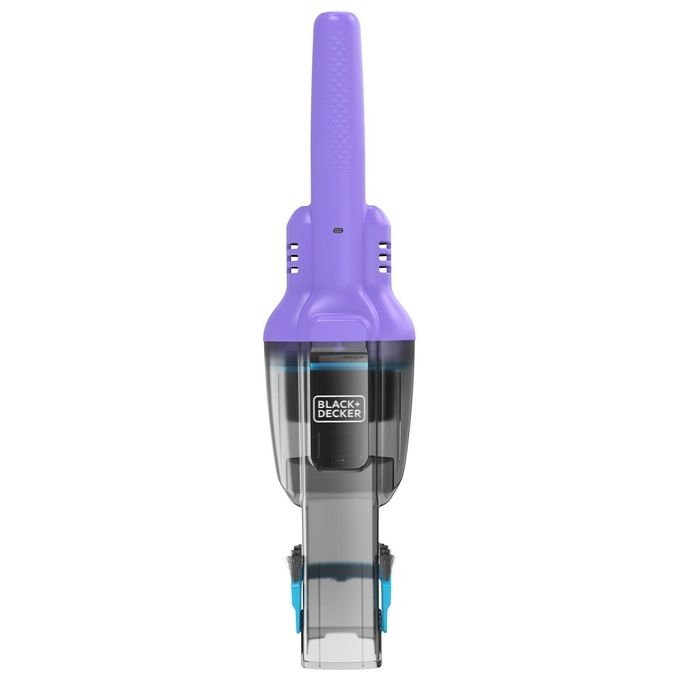 Black+Decker NVD220BP-QW Aspirapolvere Senza Filo Senza Sacchetto 0,29 L autonomia 14 min colore Viola e Azzurro