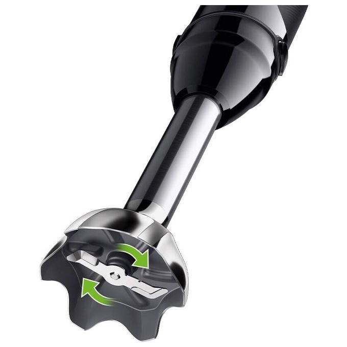 Braun MQ55254MBK MultiQuick 5 Pro Frullatore ad Immersione 1000W 25 Velocita' Tritatutto Tritaghiaccio EasyClick Plus colore Nero