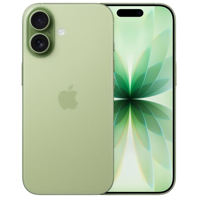 Apple MG6N4QL-A iPhone 17 Smartphone 6.3'' OLED 256GB 5G Wi-Fi 7 Doppia Fotocamera 48MP iOS 26 colore Salvia