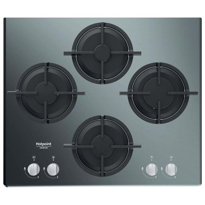 Hotpoint HAGD61SMR Diamond Piano cottura Gas 60 cm 4 fuochi Griglie in ghisa Accensione elettronica colore Specchio