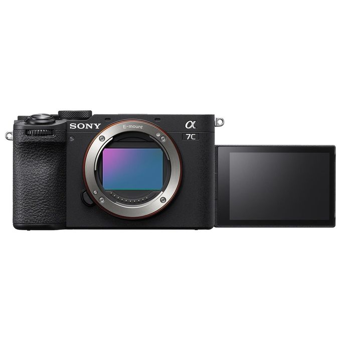Sony ILCE7CM2B Alpha 7C II Fotocamera Mirrorless 33 MP Autofocus AI 4K60p Schermo Touch 270° colore Nero