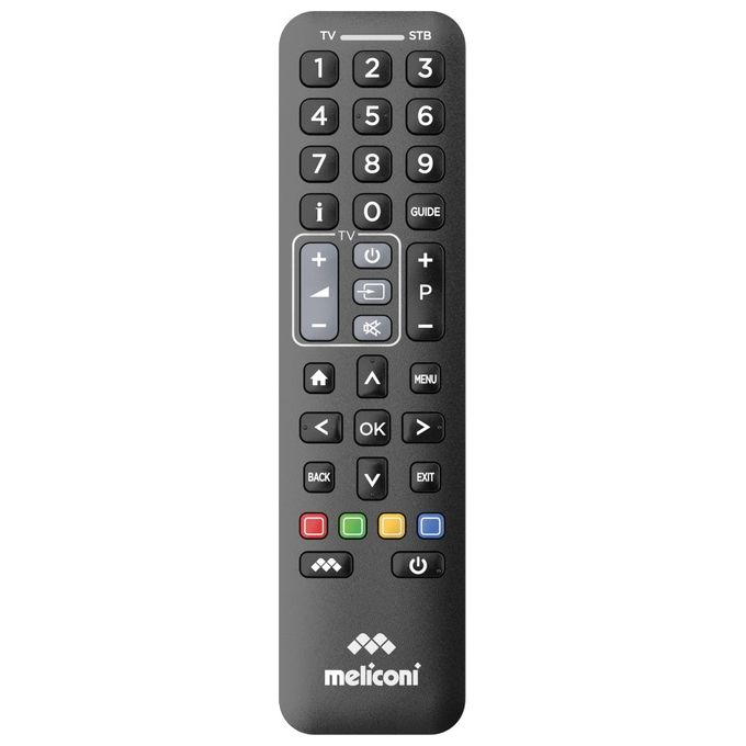 Meliconi Control duo  Telecomando universale 2 in 1 Compatibile con TV e Decoder esterni