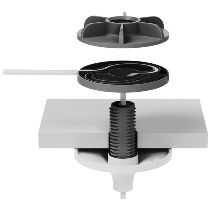 Logitech 952-000123 Supporto a sospensione per microfono Rally Mic Pod colore Bianco
