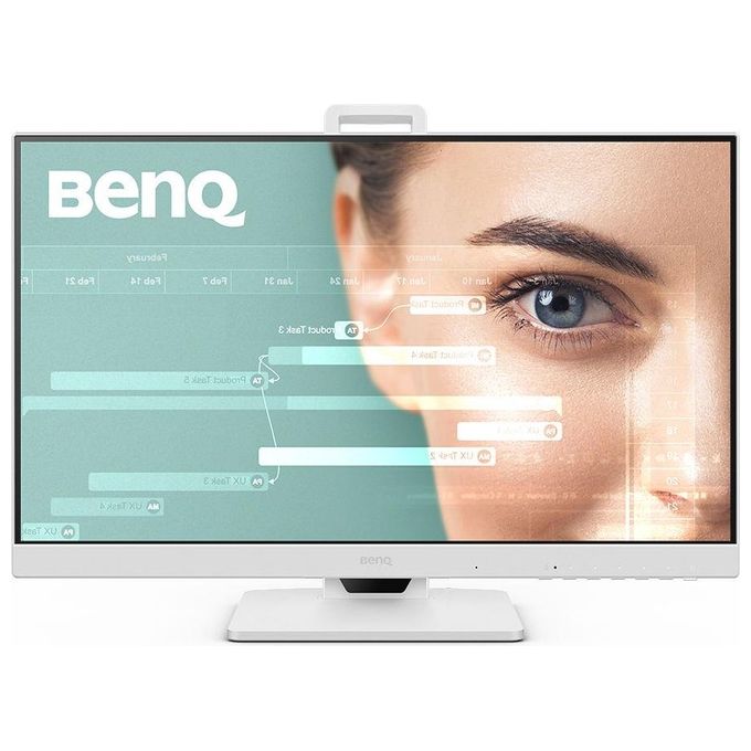 BenQ GW2486TC Monitor PC 23.8'' IPS Full HD 1920x1080 100Hz USB-C 65W Hub USB HDMI DisplayPort Eye-Care colore Bianco