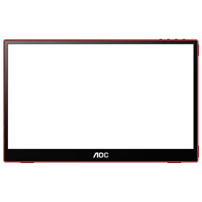 AOC 16G3 Monitor portatile da gaming 15.6'' IPS Full HD 144 Hz FreeSync USB-C HDMI colore Nero Rosso